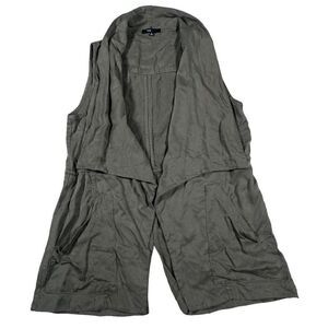 Fate Olive Green Women’s Drape Vest size small